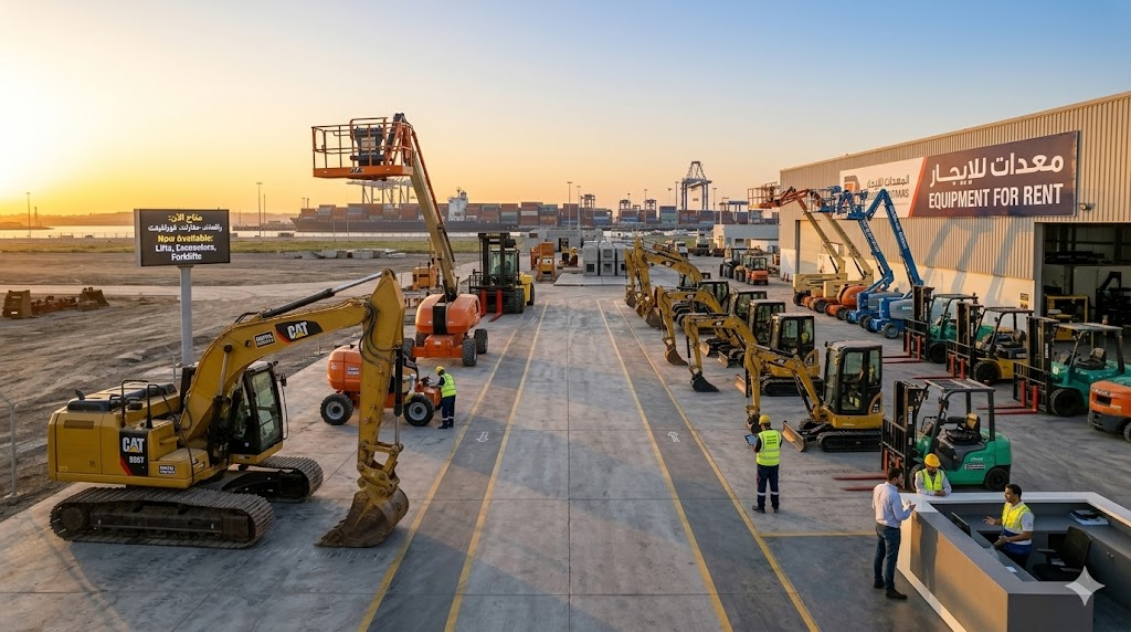 Heavy equipment fleet available for rent